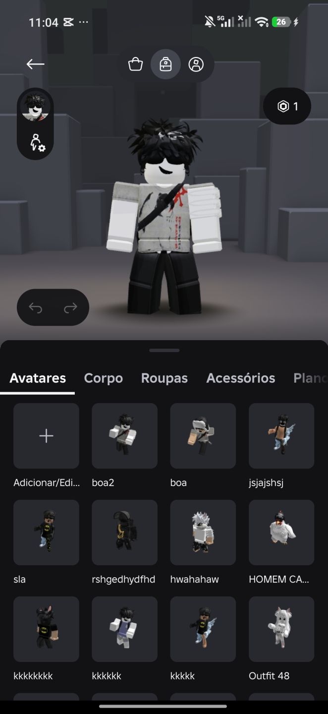 CONTA DE ROBLOX DE 2020 COM 16.500 ROBUX GASTO / BOA EM VÁRIOS JOGOS.