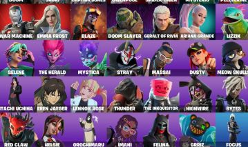CONTA FORNITE ANTIGA VARIAS SKINS, PICARETA FNCS , HEROÍNA VERONIKA ETC