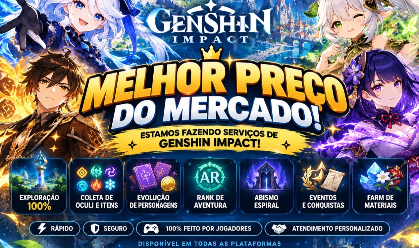 SERVIÇOS DE GENSHIN IMPACT