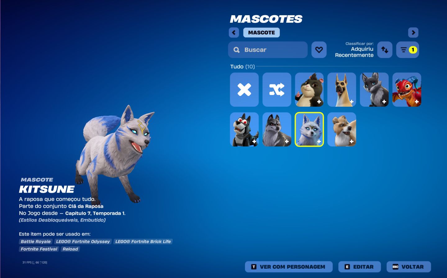 Conta antiga Fortnite - desde a Temporada 3 do capitulo 1 - skins, danças e etc.