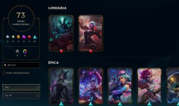 LEAGUE OF LEGENDS 73 SKINS NIVEL 141 BRONZE
