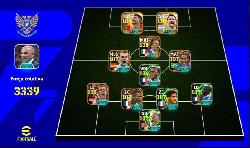 Conta efootball dos sonhos ! Time full