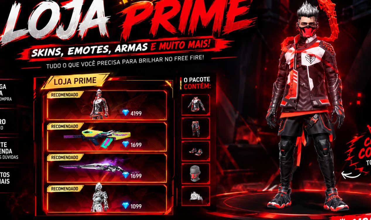 Loja do LN loja prime no free fire