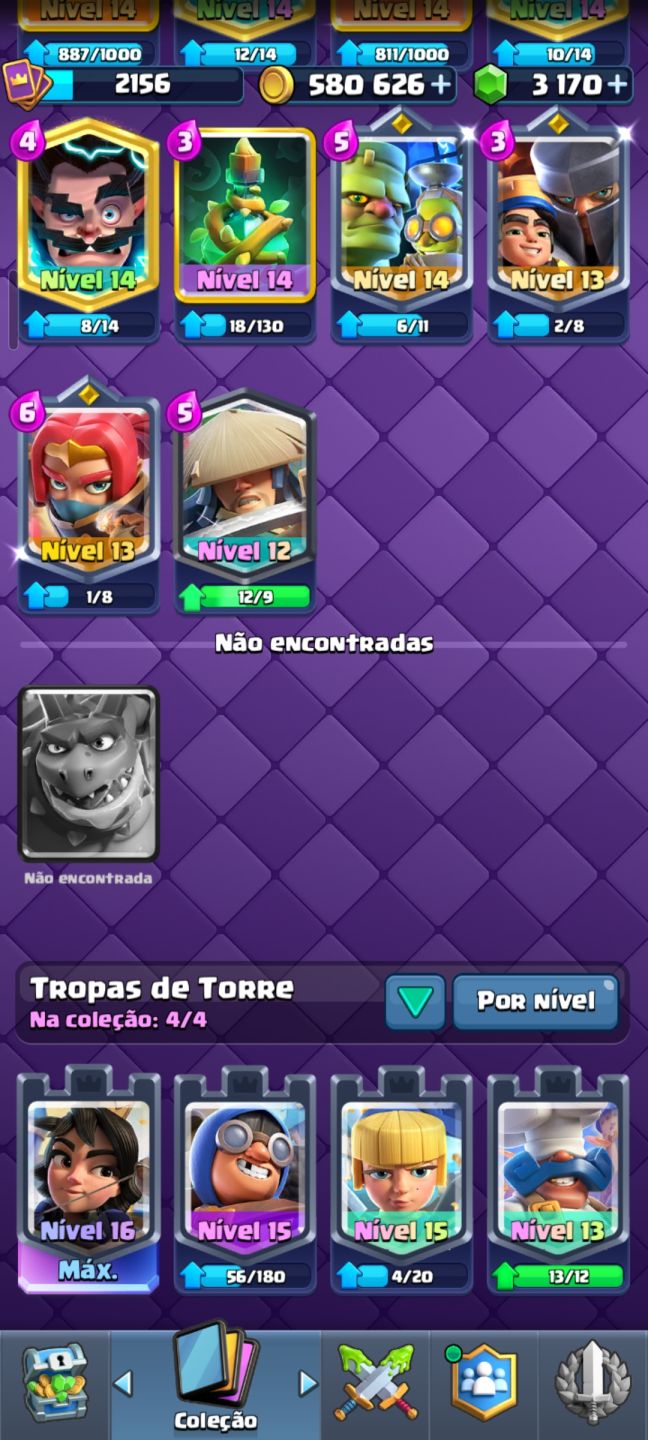 Conta Clash Royale Nível 81 (Rei 16) | 65 Cartas MÁX| 38 Evos | 8 H | 164 Emotes