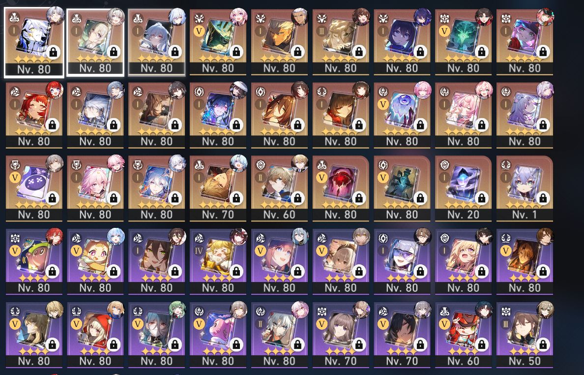 Conta honkai ed game + eidolons
