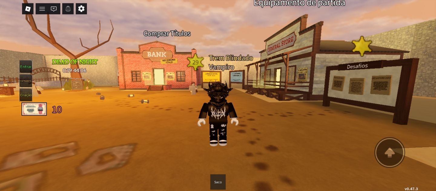 Conta de Roblox tem muitas skin de robux
