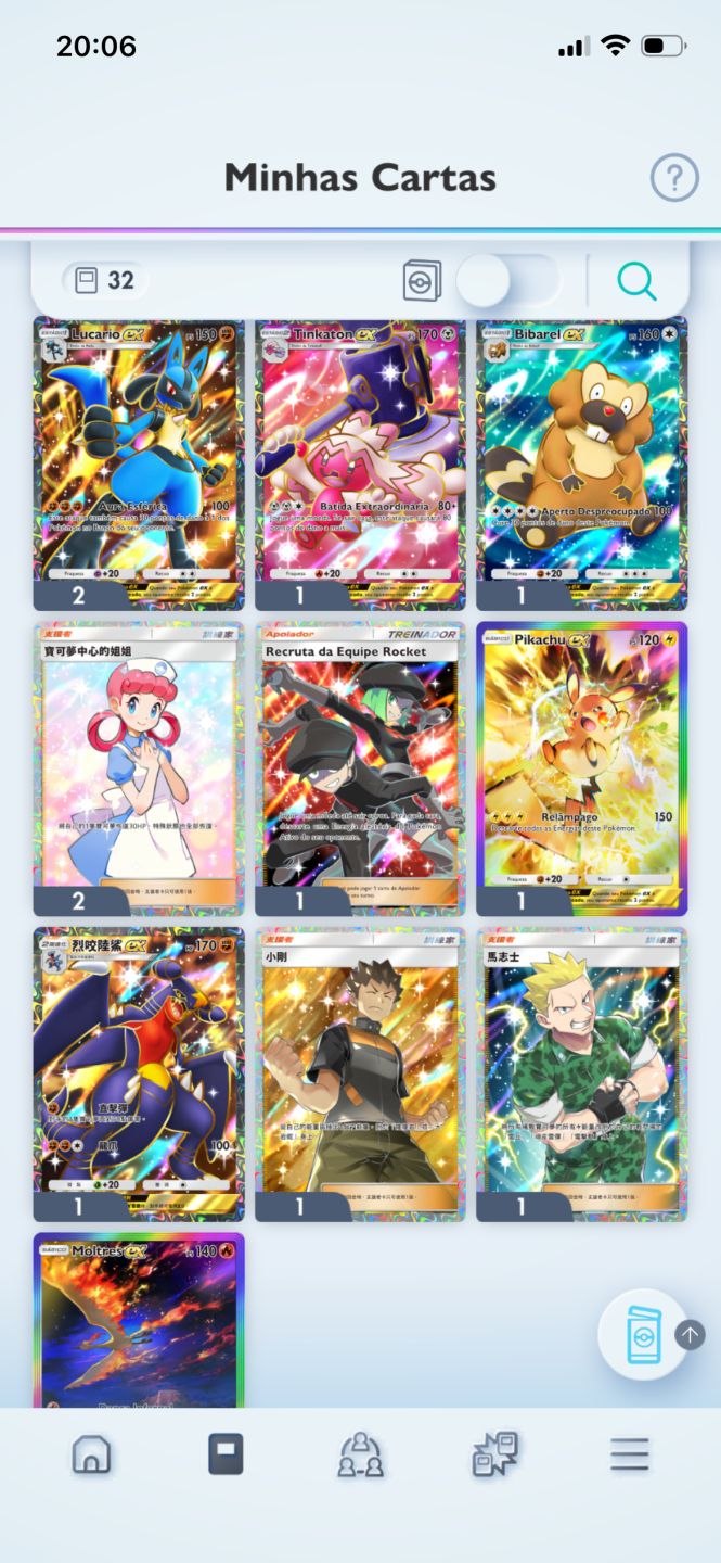 Conta Pokémon TCG com 4x crow METAS!! no precinho pra sair rapido