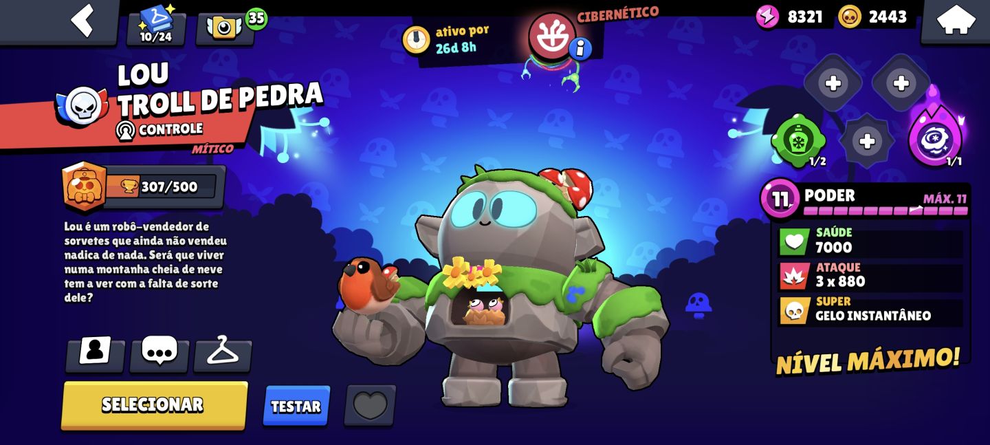 CONTA BRAWL STARS 26K | 79 BRAWLERS | BAKUGO + GODZILLA + BOB ESPONJA + UNO