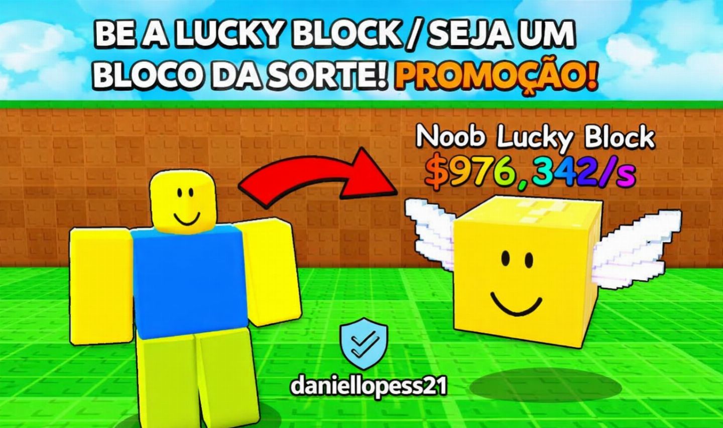 BE A LUCKY BLOCK/SEJA UM BLOCO DA SORTE! (BRAINROTS DE ADM 120%)