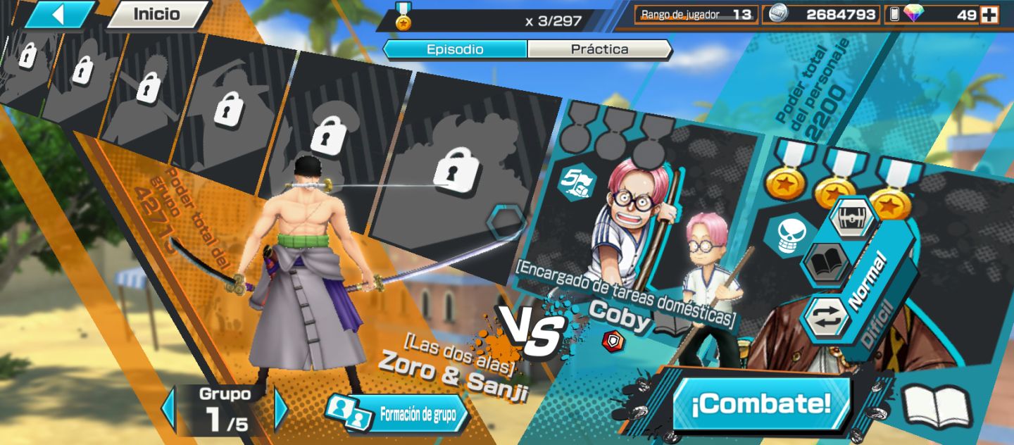 One Piece Bounty Rush Conta Com Zoranji & Bonney Nika +2 EXs é Novo Koby Bf