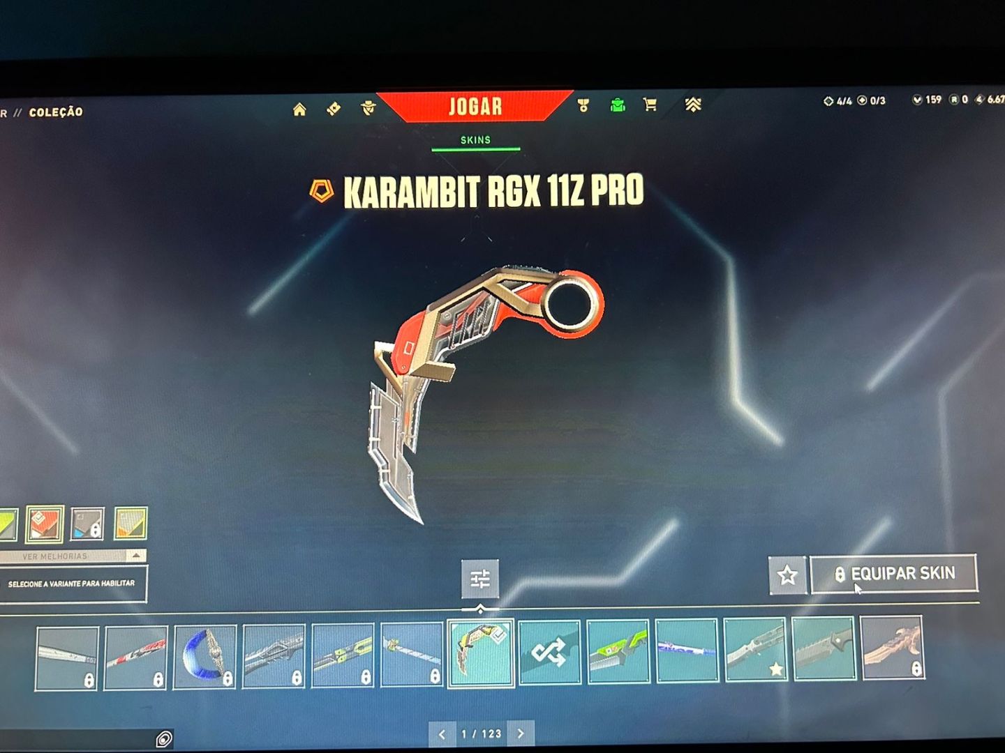 CONTA NÍVEL 109 CONTENDO SKINS