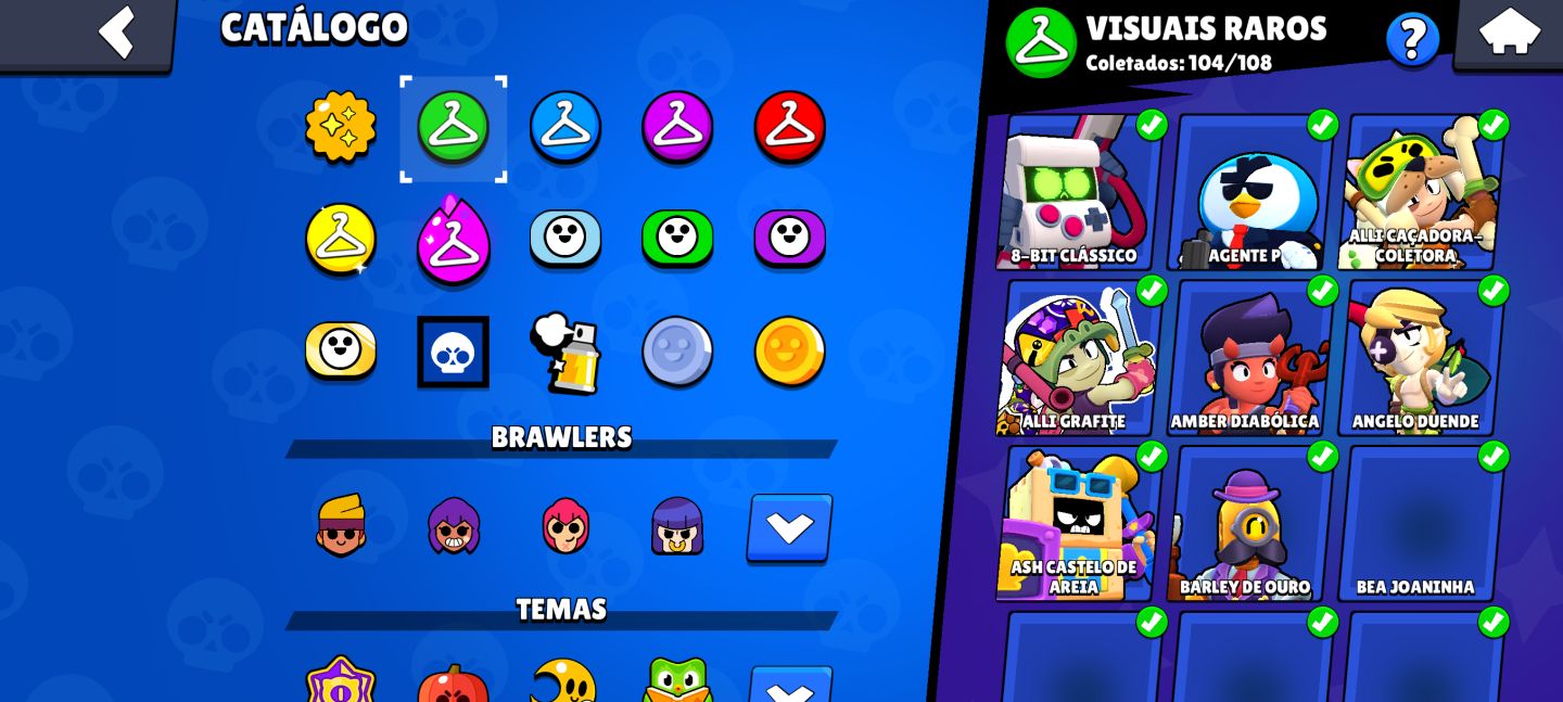 Conta de braw stars com mais de 100k de troféus