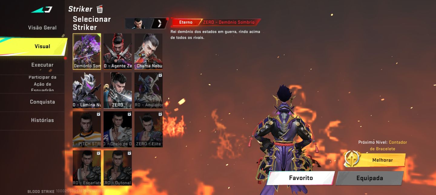 CONTA BLOOD STRIKE/ 3 SKINS EVO / SKIN ETERNAS E ULTRA