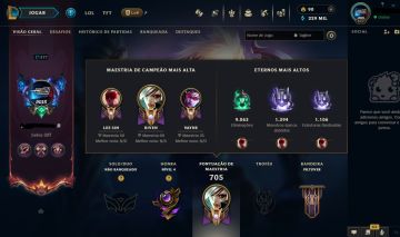 LEVEL 377 | 276 SKINS FULL CHAMP | MAIN RIVEN/LEE | FULL ACESSO