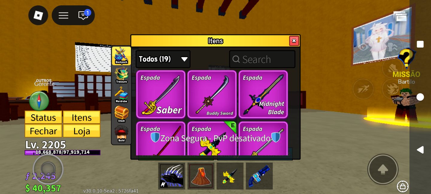 SUPERRRR CONTA DE BLOX FRUIT