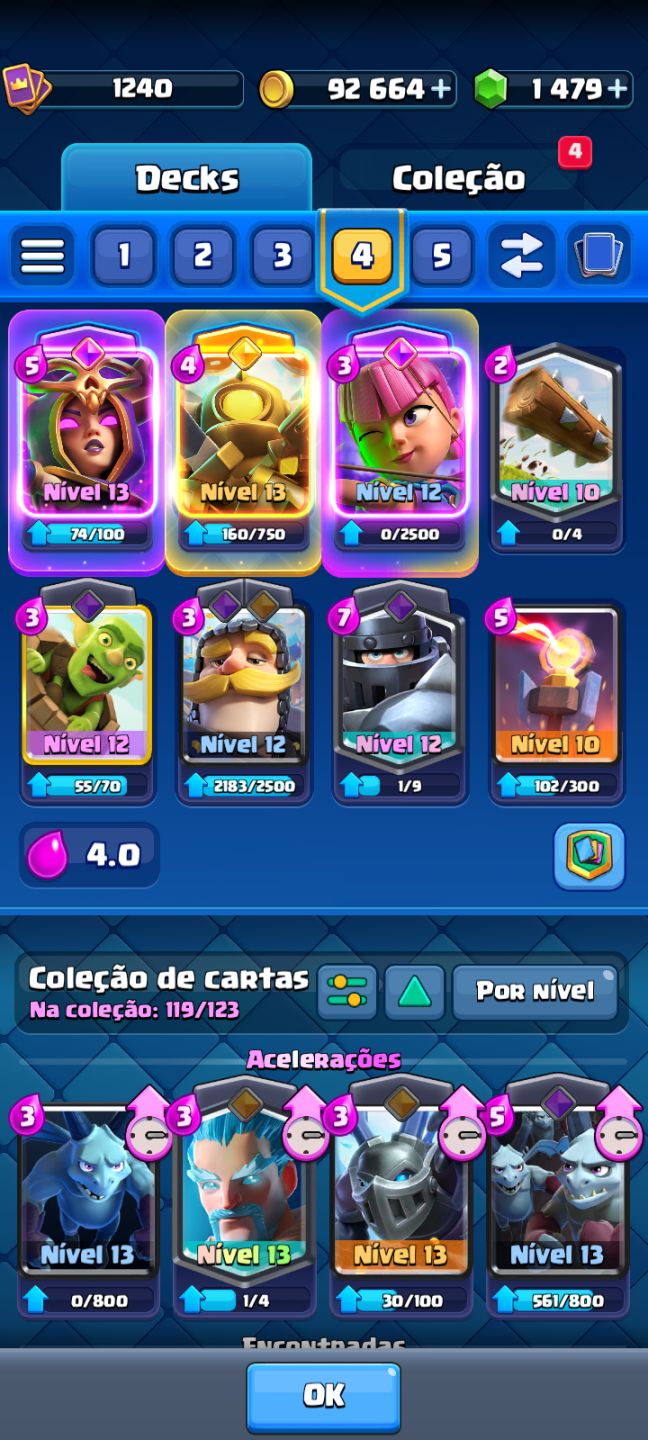 [MENOR PREÇO] Conta Clash Royale 6801 Trofeus + Descriçao