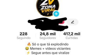 Conta de tiktok com engajamento alto