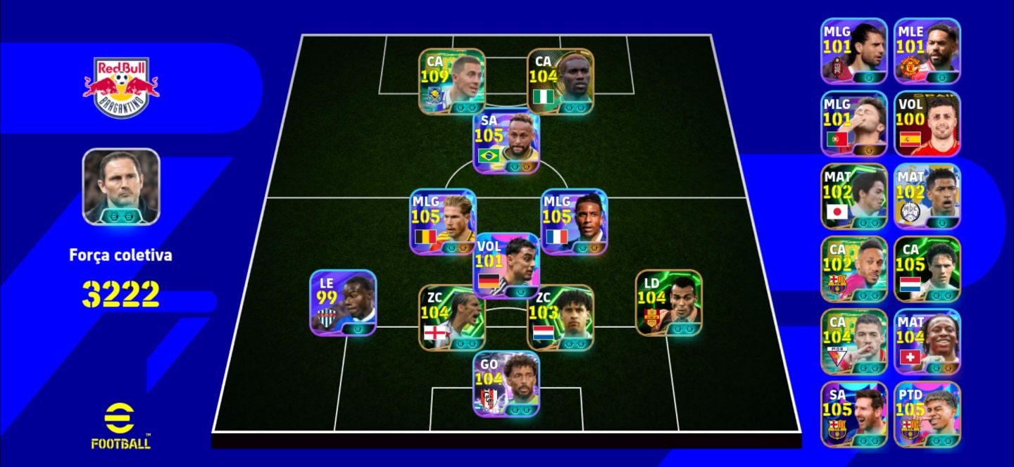 CONTA TOP 3222++ HAZARD/ OKOCHA/ NEYMAR/ OLISE/ PACKS E+++