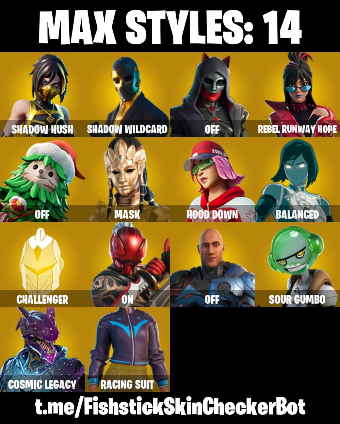 Conta Fortnite com Polar Peely | Marshall Never More | Slayer Juice e 45 Skins