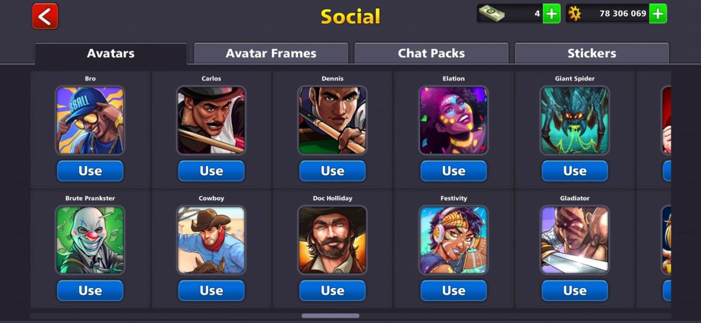 CONTA RARA 8 BALL POOL | ALL LENDÁRIOS LVL 3+ | TACO GALÁXIA | 690+ MINIJOGOS
