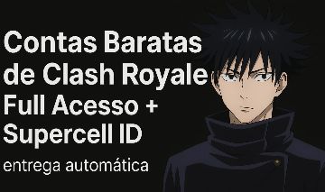 Contas Baratas de Clash Royale | Full Acesso + Supercell ID
