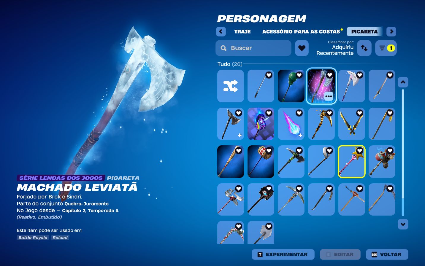 Conta fornite OG 100 seguro pois a conta é minha.