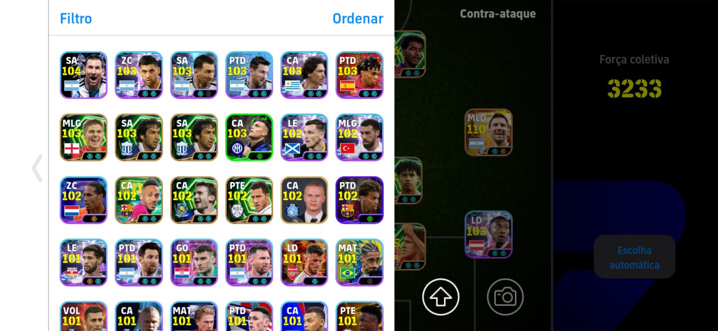 Conta efootball mobile 3230+ somente konami Id