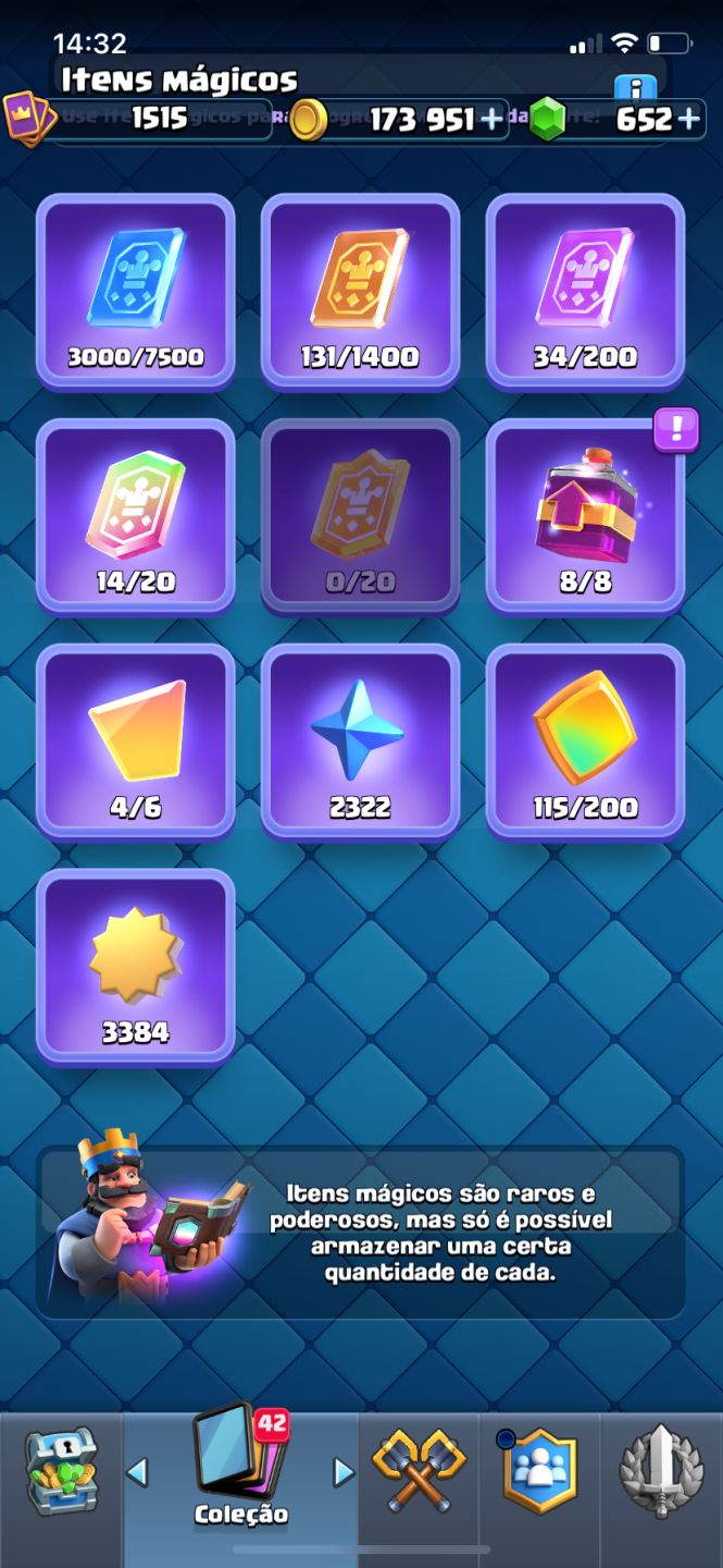 CONTA CLASH ROYALE 11k DE TROFÉUS, TODAS AS CARTAS MUITO BEM UPADA