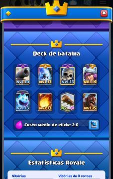 Conta clash deck 2.6 10 mil TROFÉUS