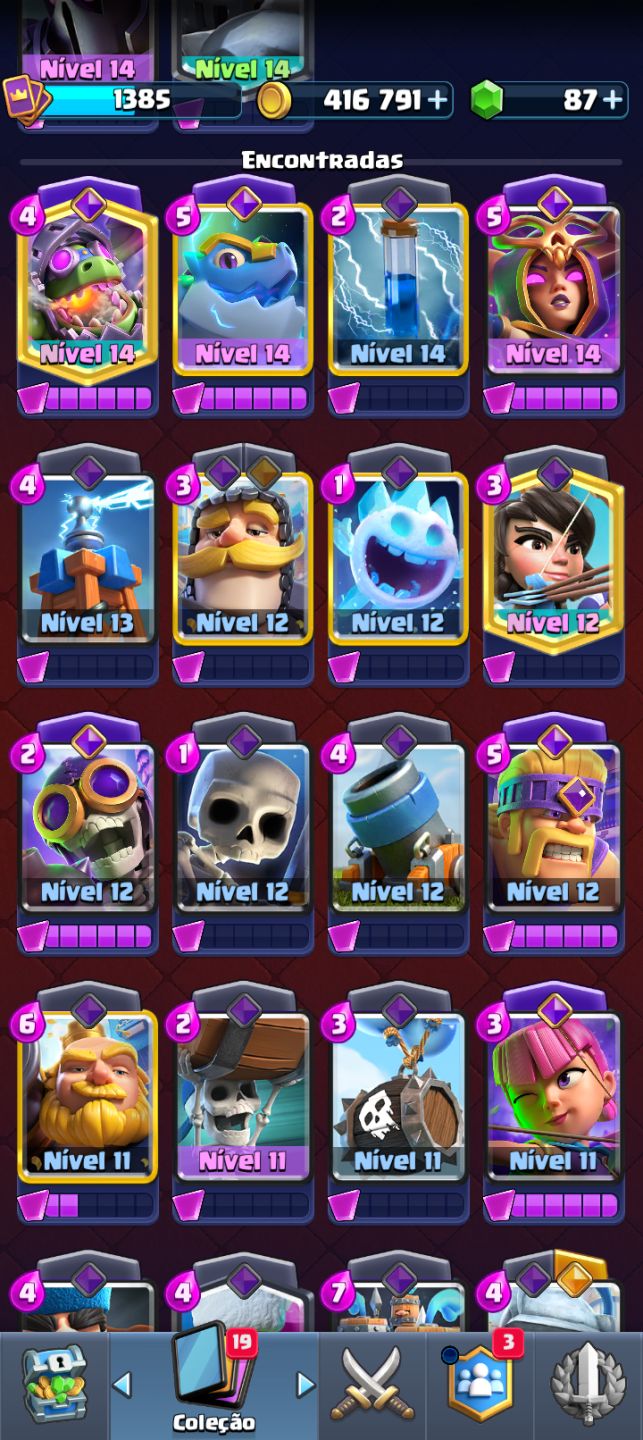 Conta De Clash Royale: Conta Rara