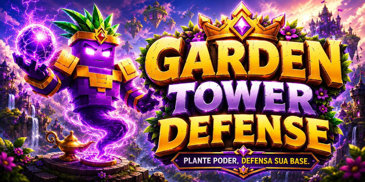 [MAIS BARATO] GARDEN TOWER DEFENSE | BLACK FRIDAY | 90% OFF