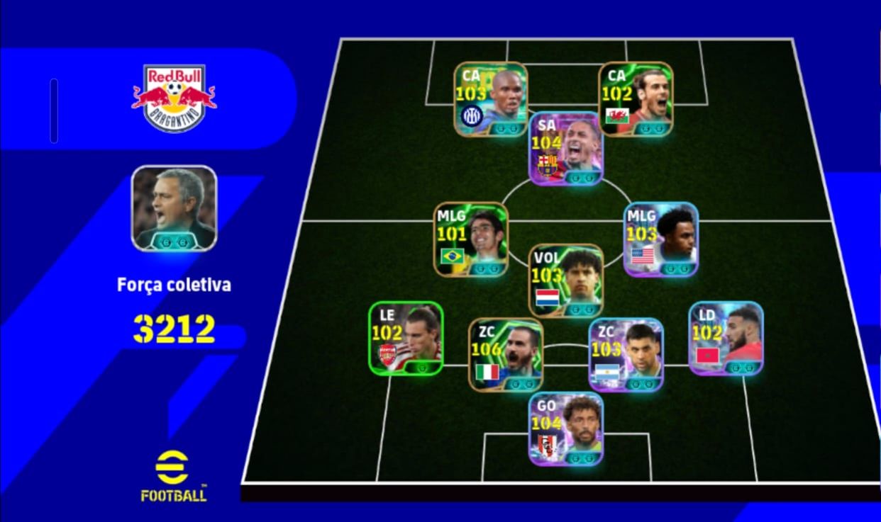 CONTA BRABA eFOOTBALL | FORÇA 3212 | MOURINHO + MULTIPLOS OVER 100+ | KONAMI ID