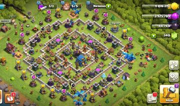 >>Conta Clash of Clans | Level 124 | Centro da Vila 12 | Entrega Automática!
