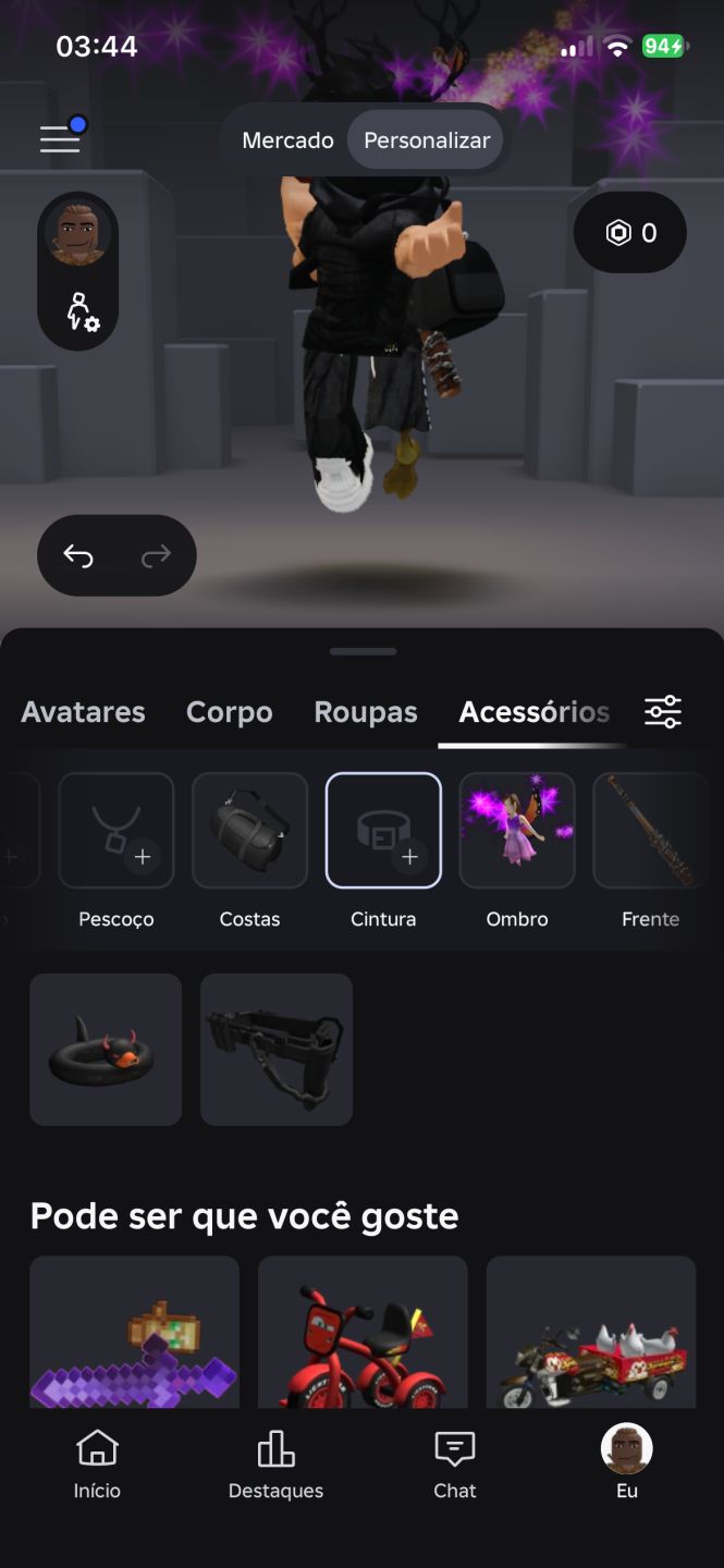 Conta de roblox