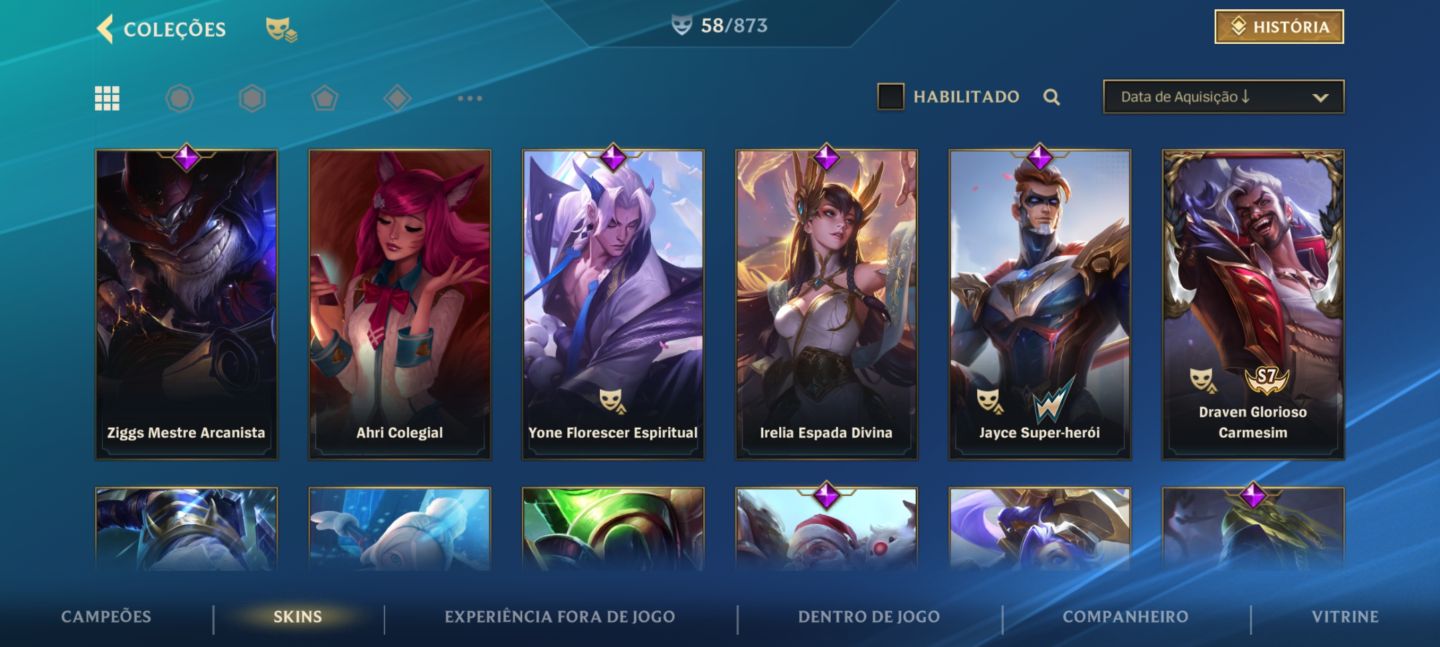 Conta de Wild Rift boa pra iniciantes