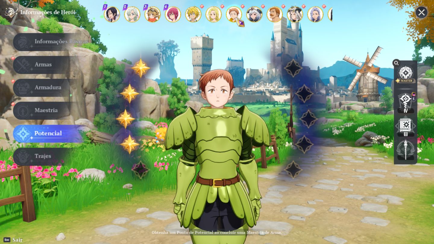 Conta 132k de poder seven deadly sins