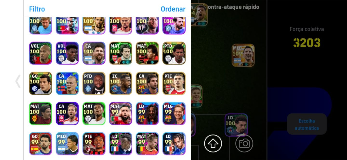 CONTA EFOOTBALL MESSI 110( PODEMOS NEGOCIAR)