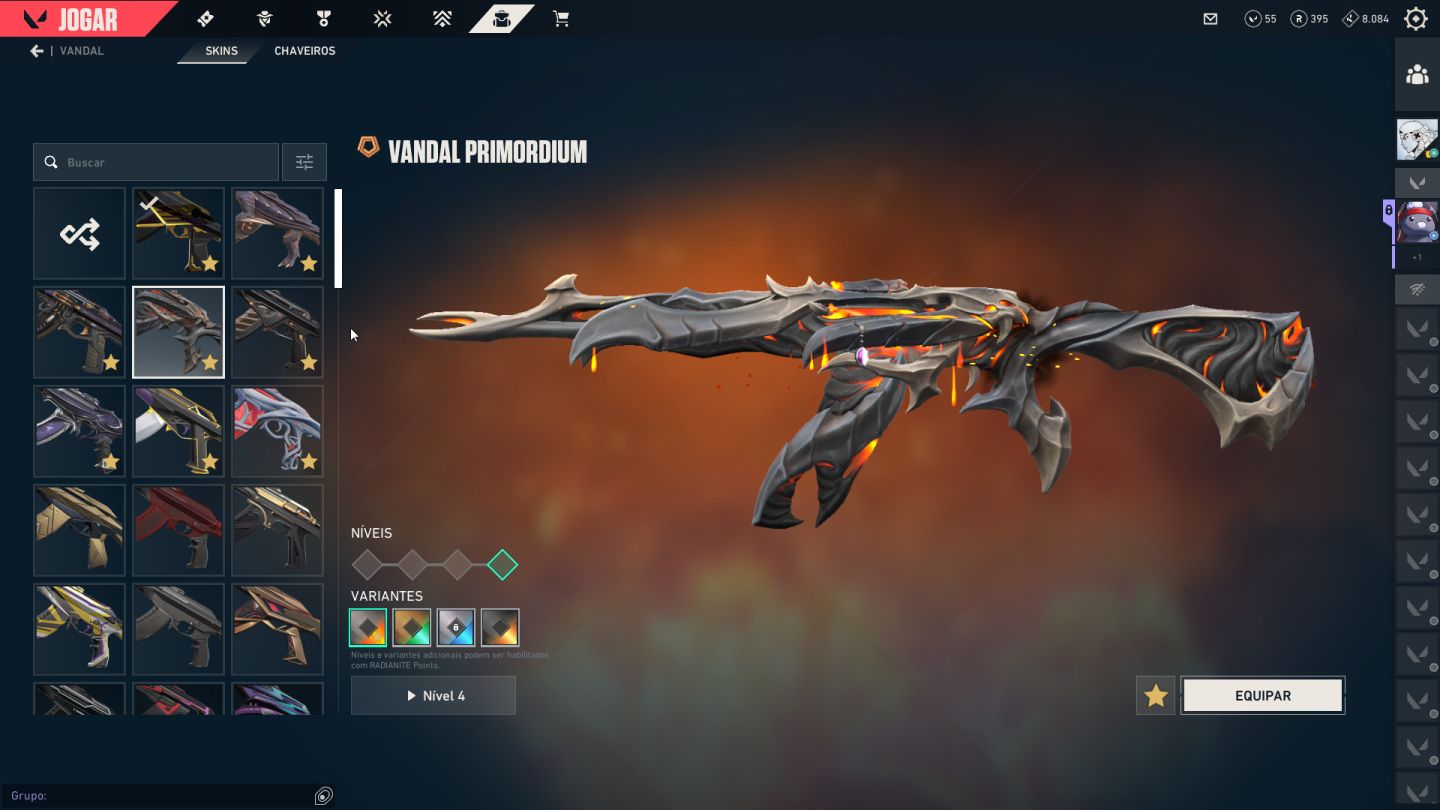 Conta Nvl 427 DIAMANTE | MUITAS SKINS | Pode email | Mando mais fotos