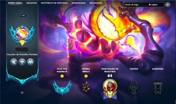 SKIN SHACO PANDEMÔNICO BORDA + [ PLATINA COM 70 PDLS ] + [ TROCA NICK ]