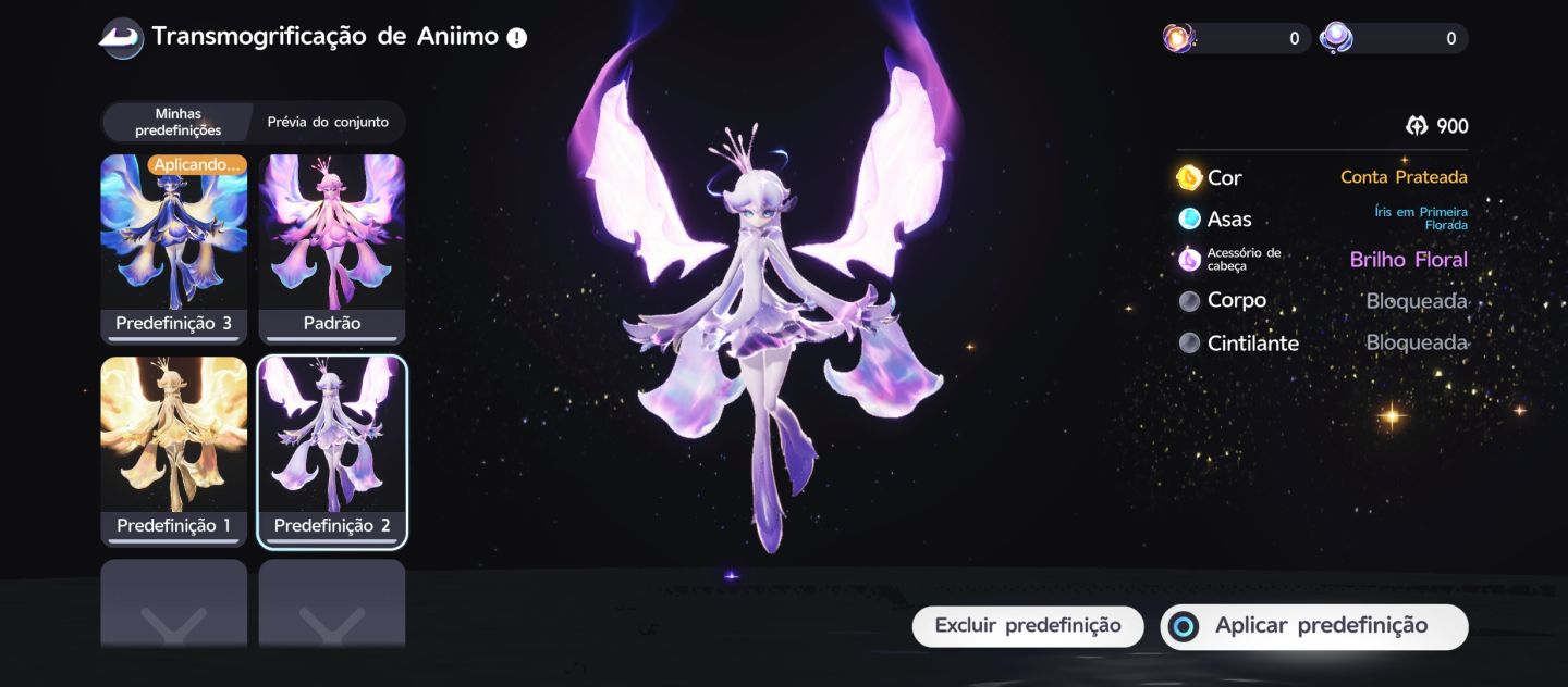 Conta top Aniimo 17 Prismanas Perfeitos Irisalis 10/10 Peonio 10/09 Ignits10/10