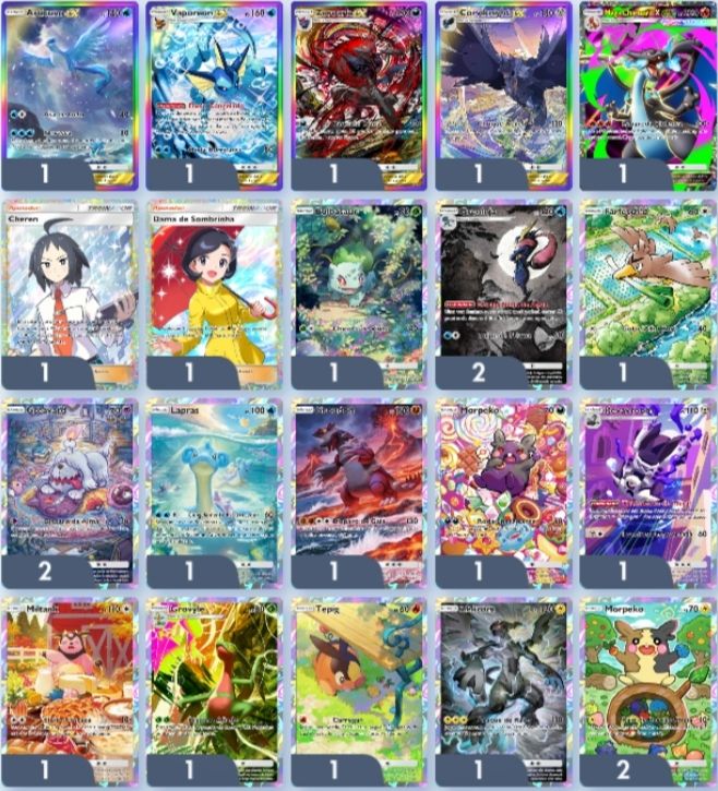 CARTAS POKEMON TCG POCKET - COMPLETE SEU DECK, SUA COLEÇÃO. NÃO PERCA TEMPO