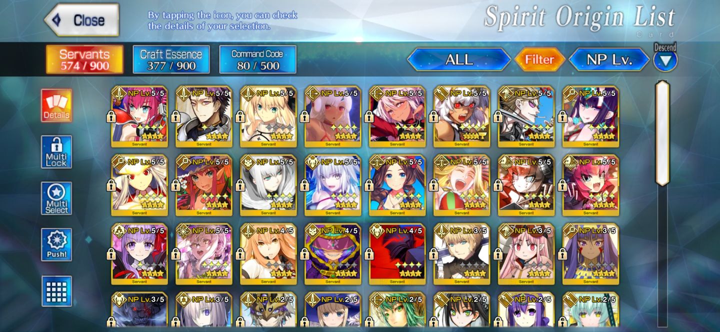 FGO NA OC1 | 22 SSR (28 NP) | Archetype: Earth NP3 | Full Meta Supports