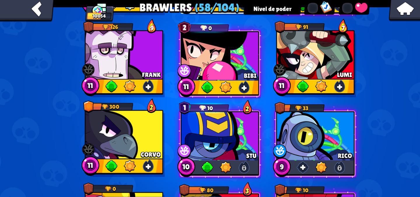 Conta brawl stars Linda pra começo e com 1 brawl pass