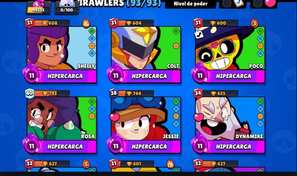 Brawl stars conta com muitos lendários e ultra lendario