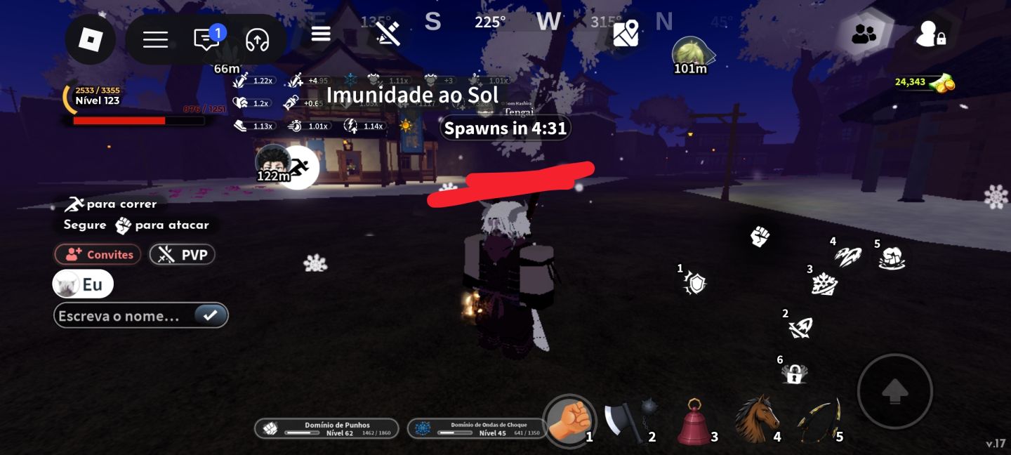 Conta mediana project slayer 2 com Clan Douma e demon art do Akaza