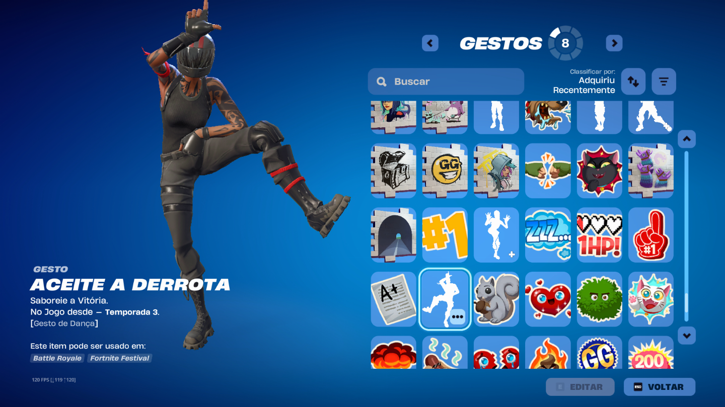 CONTA ANTIGA, 137 SKINS, PASSES ANTIGOS, ( 2 até o 6 da Temporada 1) E MUITO+++