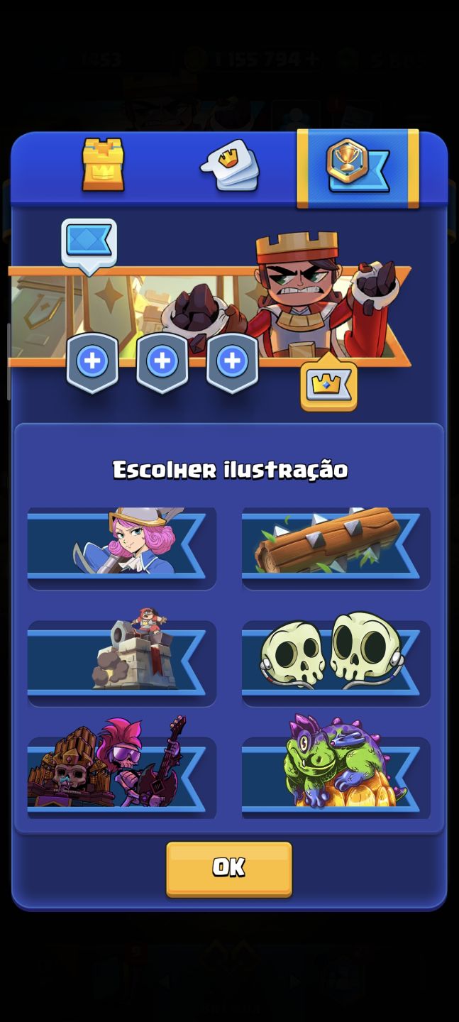 Conta Clash Royale 5k diamante + 1M de ouro