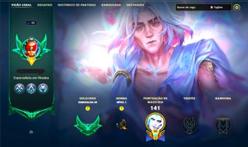 LENDÁRIA VIKTOR SALVADOR DE ARCANE + [ ESMERALDA 3 COM 75 PDLS ] + [TROCA NICK]