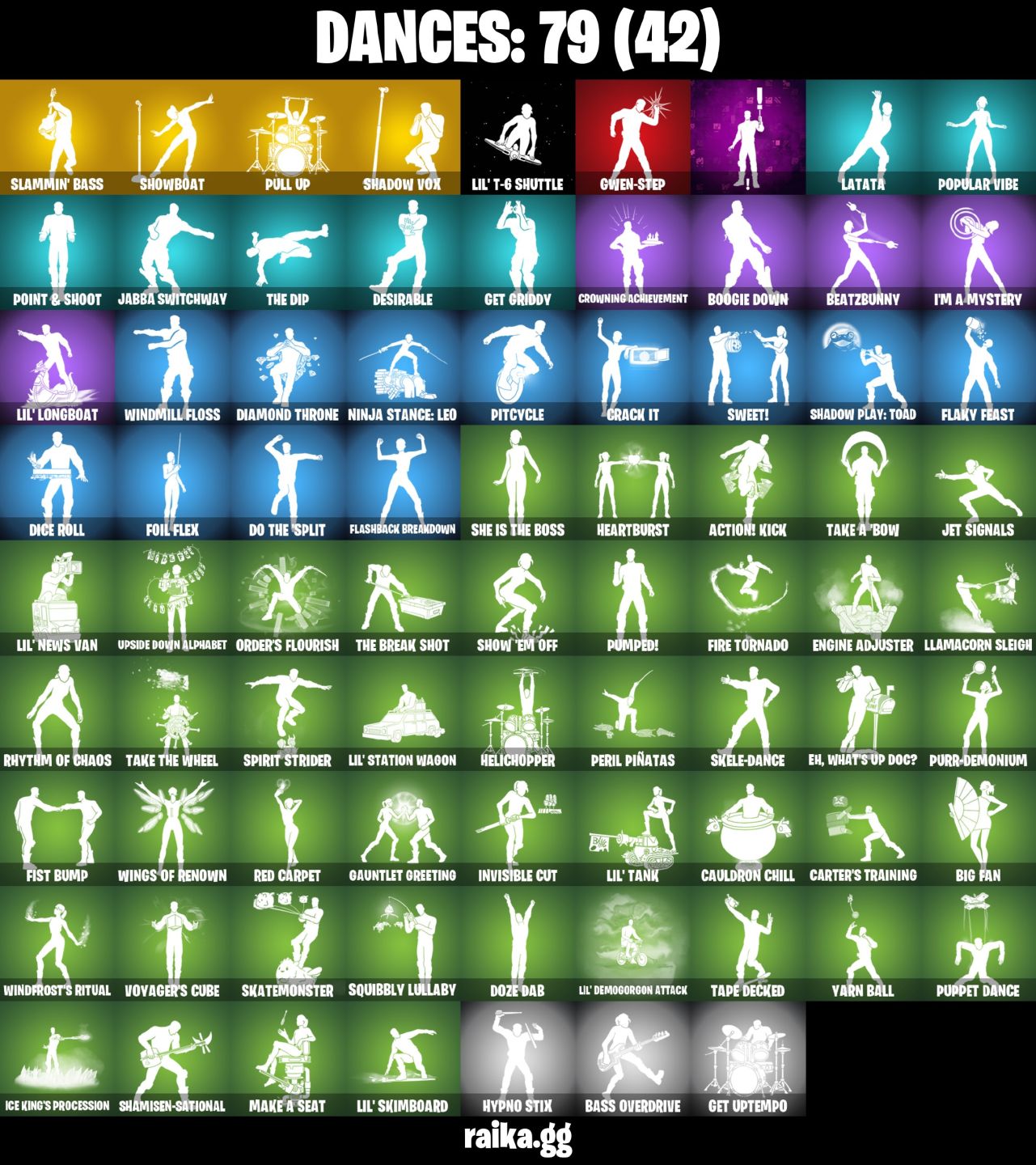 94 Skins - subzero cryptic , war machine , doom , santa dogg , gwenpool