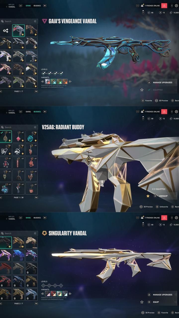 CONTA COM CHAVEIRO RADIANTE + SKINS RARAS